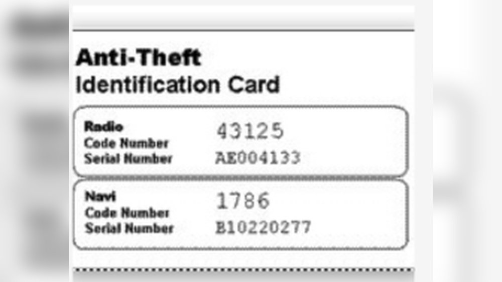 2008 Honda Accord Radio Code