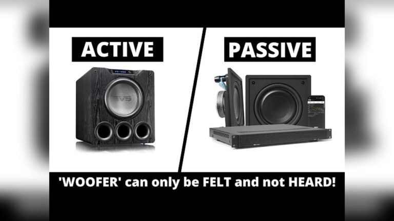 Active Vs Passive Subwoofer
