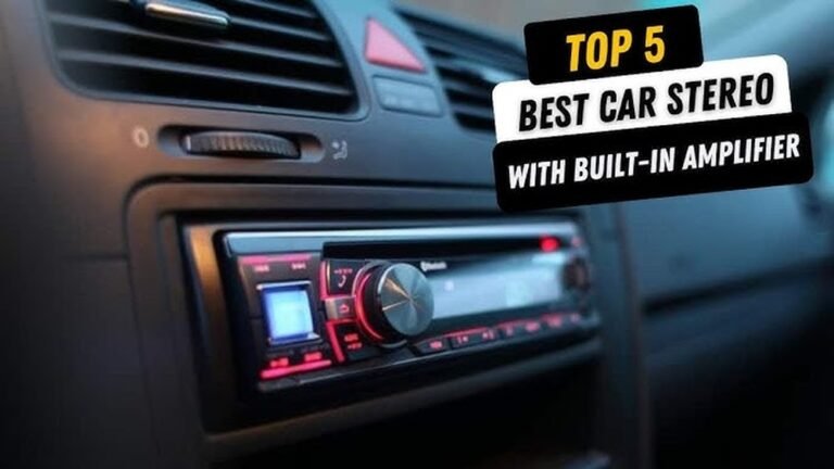 Car Stereo With Built in Amplifier