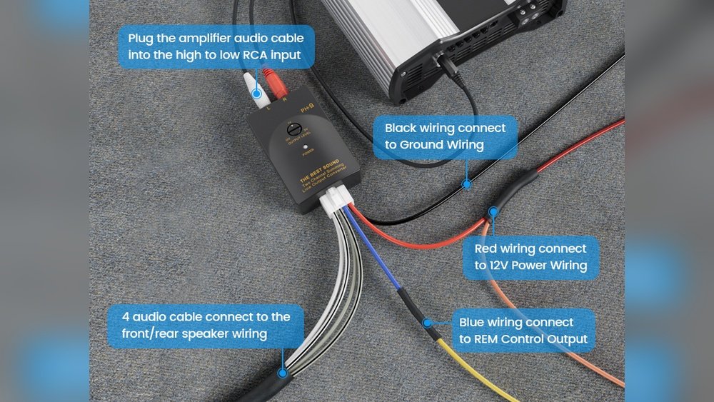 Connecting a Powered Subwoofer With a Line Output Converter