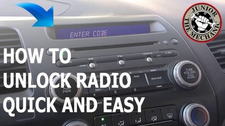 How Do I Unlock a Car Radio