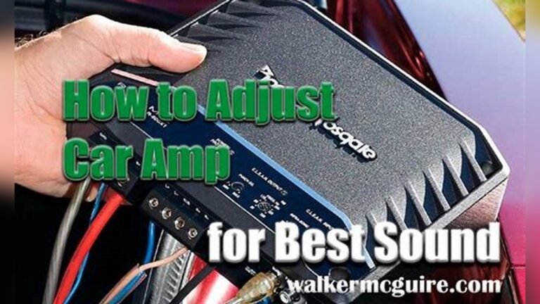 How to Adjust You Car Amp With Oscillating Subwoofer
