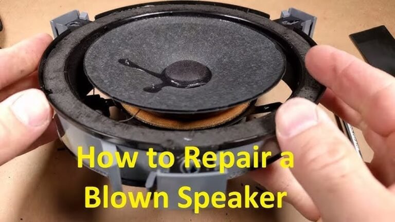 How to Fix a Blown Speaker in a Car