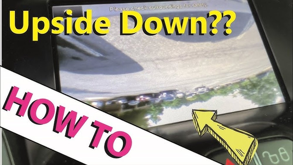 How to Fix Kia Sportage Reverse Camera View Upside down