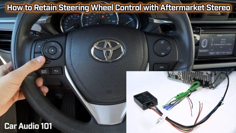 How to Fix Radio Controls on Steering Wheel