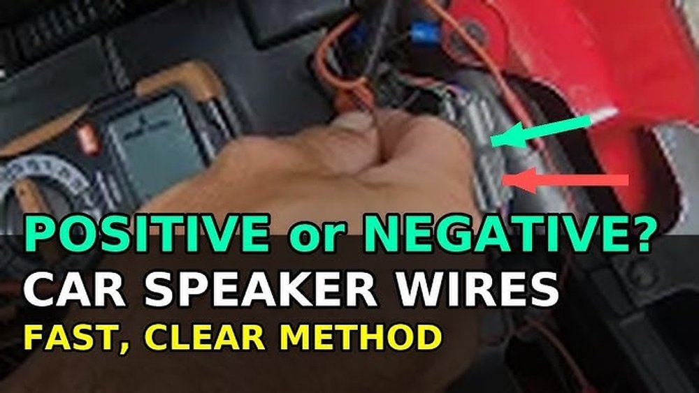 How to Identify Positive And Negative Speaker Wires in Car