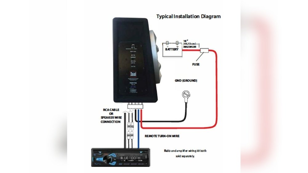 How to Install Sub With Built in Amp