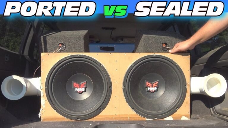 How to Port a Sealed Sub Box