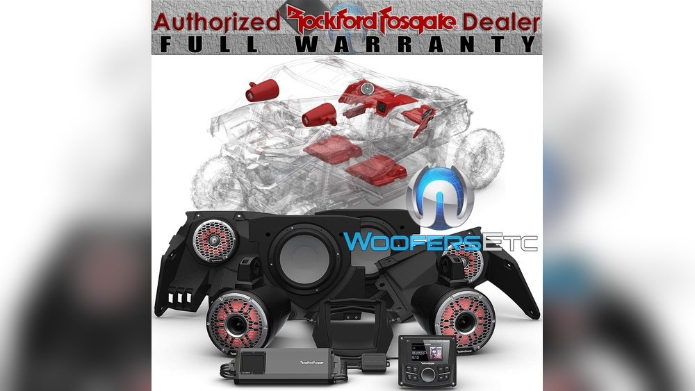 Rockford Fosgate Sub With Built in Amp for Your Car Stereo