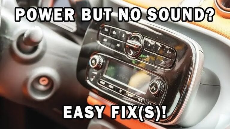 Why Does My Radio Turn on But No Sound